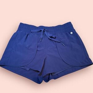 UNIPRO Navy Blue Active‎ Shorts with Built-In Liner (Size L)